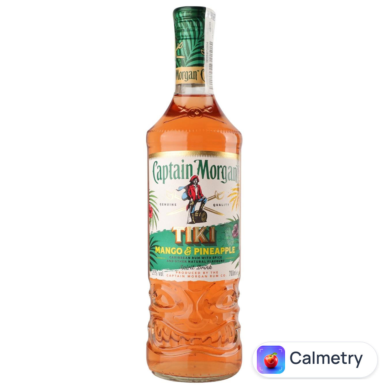 Ромовий напій Captain Morgan Tiki Mango&Pineapple 25% 0,7л — фото продукту