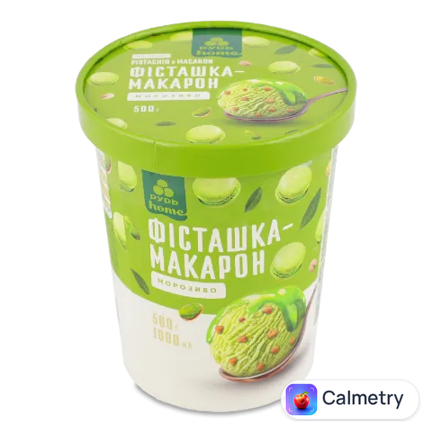 Морозиво «Рудь» фісташка та макарун