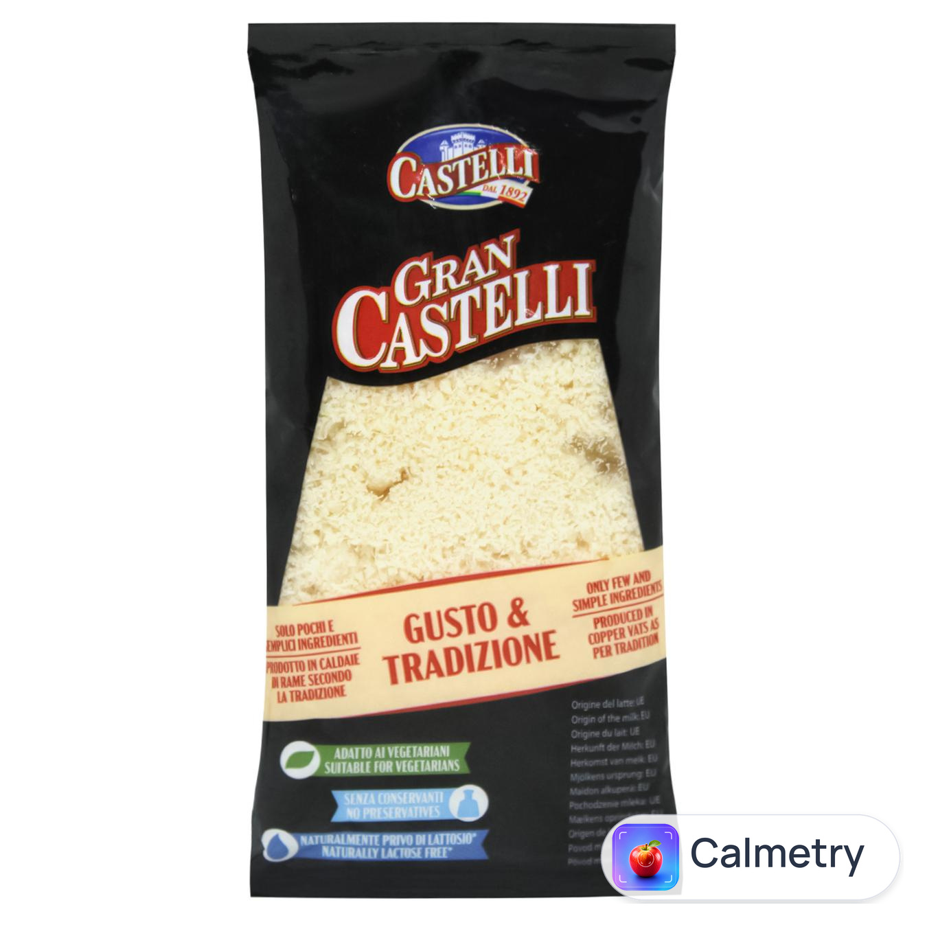 Сир Castelli Гран Кастеллі тертий 32% 100г