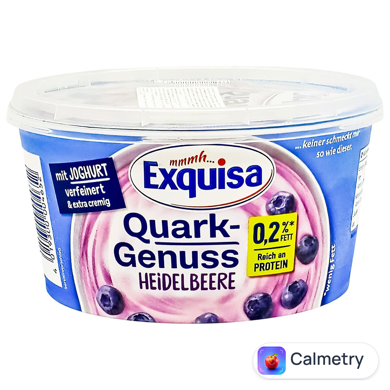 Десерт сирний Exquisa Чорничний 0,2% 500г