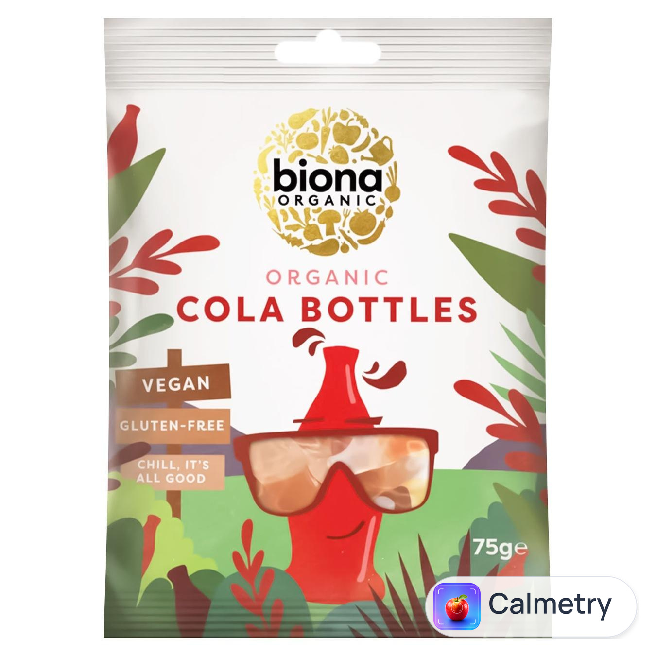 Цукерки желейні Biona Organic Cola Bottles органічні 75г