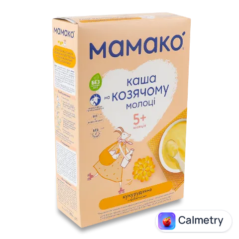 Каша кукурудзяна Мамако на козячому молоці з пребіотиком