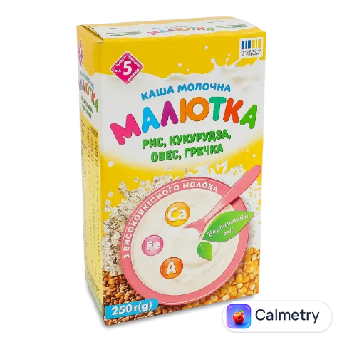 Каша суміш круп «Малиш» «Малишка» молочна