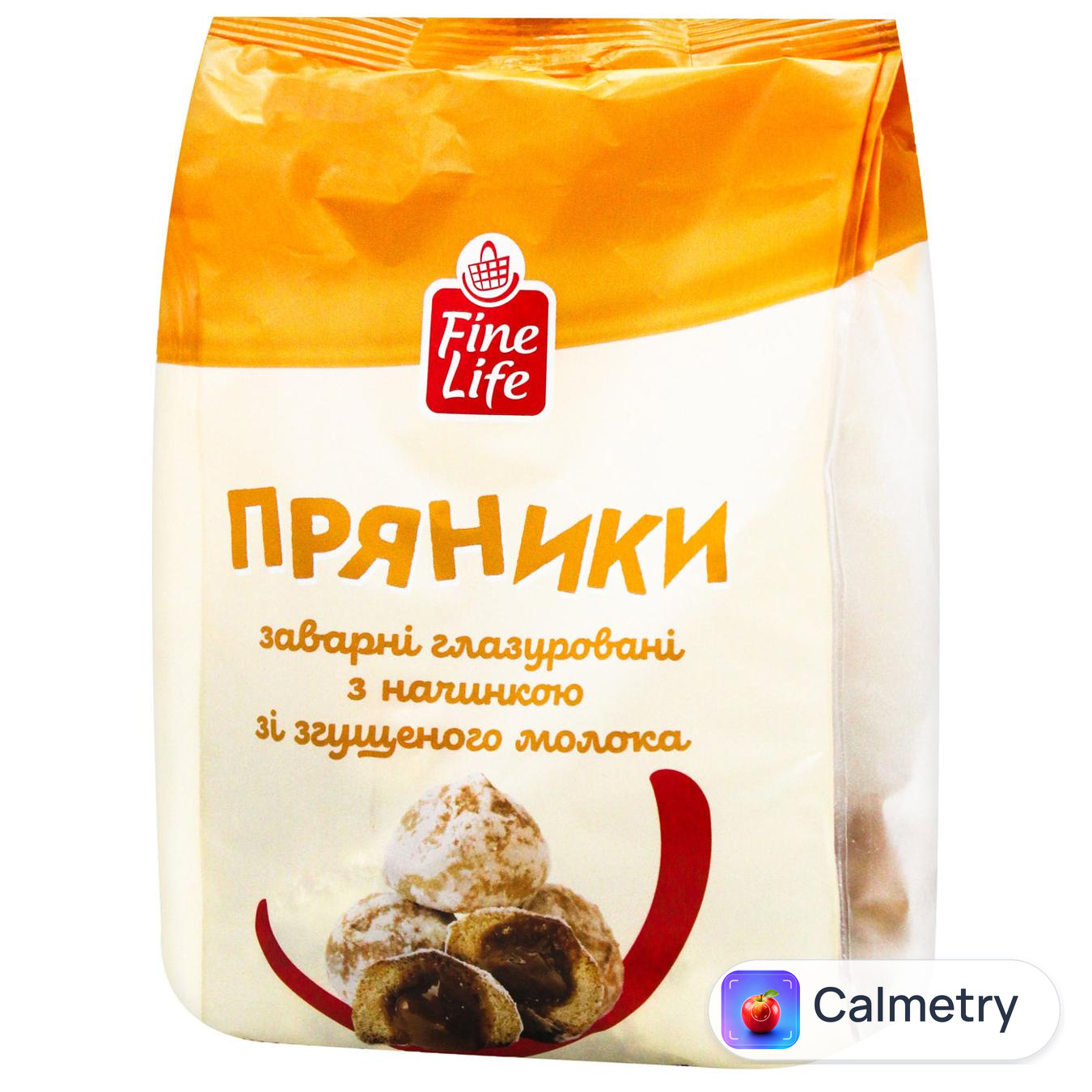 Пряники Fine Life з начинкою зі згущеного молока 300г