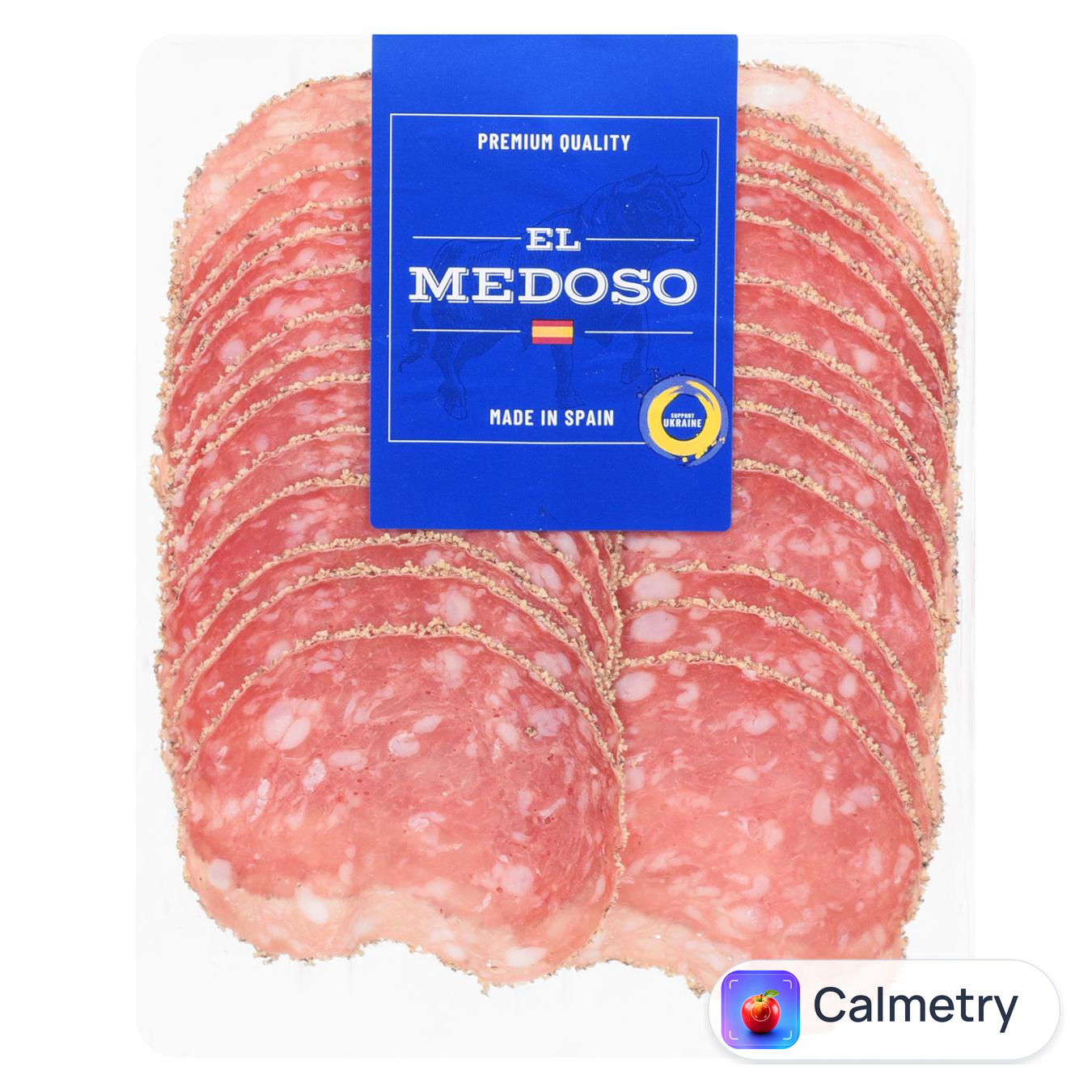 Ковбаса El Medoso Сальчічон Анчете з перцем нарізка 150г