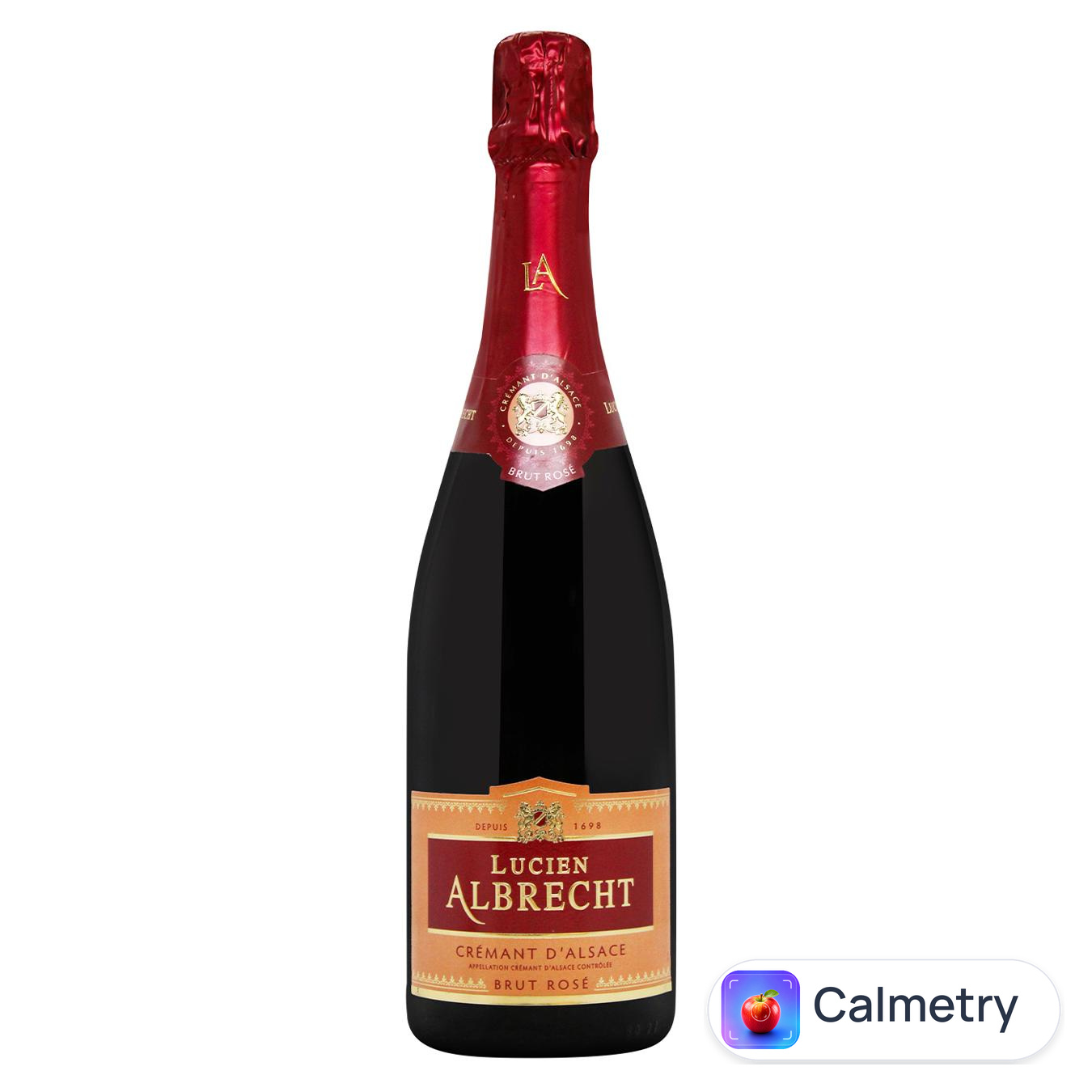 Вино ігристе Lucien Albrecht Cremant d`Alsace рожеве брют 12% 0,75л