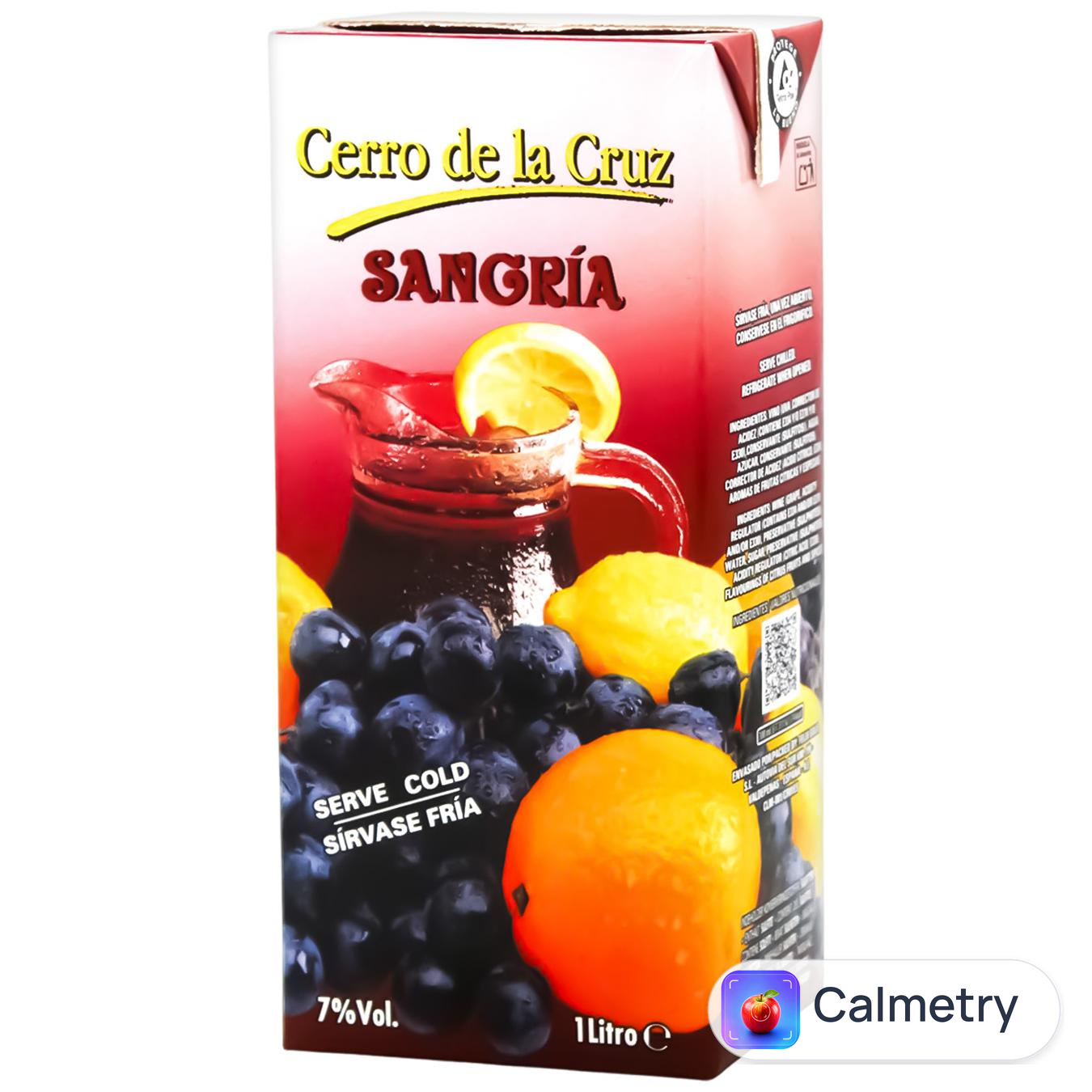 Напій на основі вина Cerro de la Cruz Sangria ароматизований 7% 1л