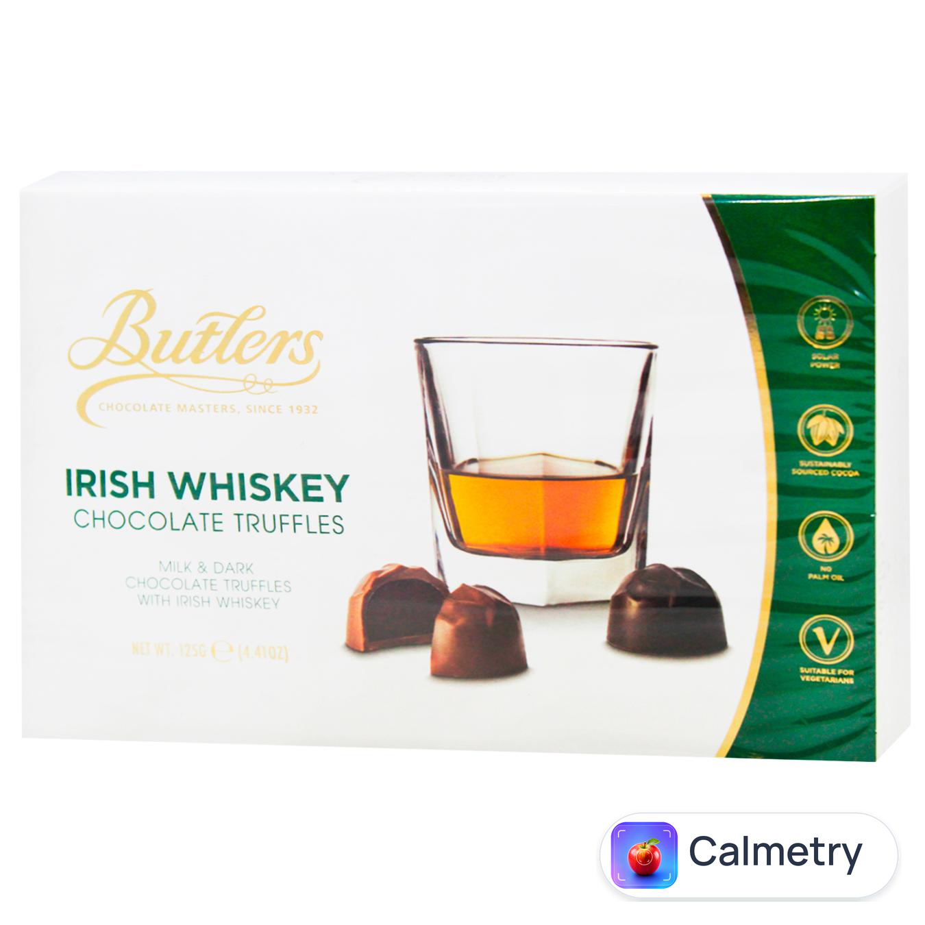 Трюфелі Butlers Irish Whiskey з молочного та чорного шоколаду 125г