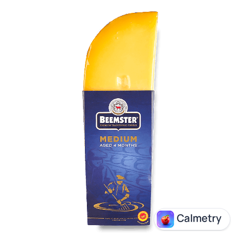 Сир Beemster Гауда Medium PDO 4міс витримки 48%, 0,15кг