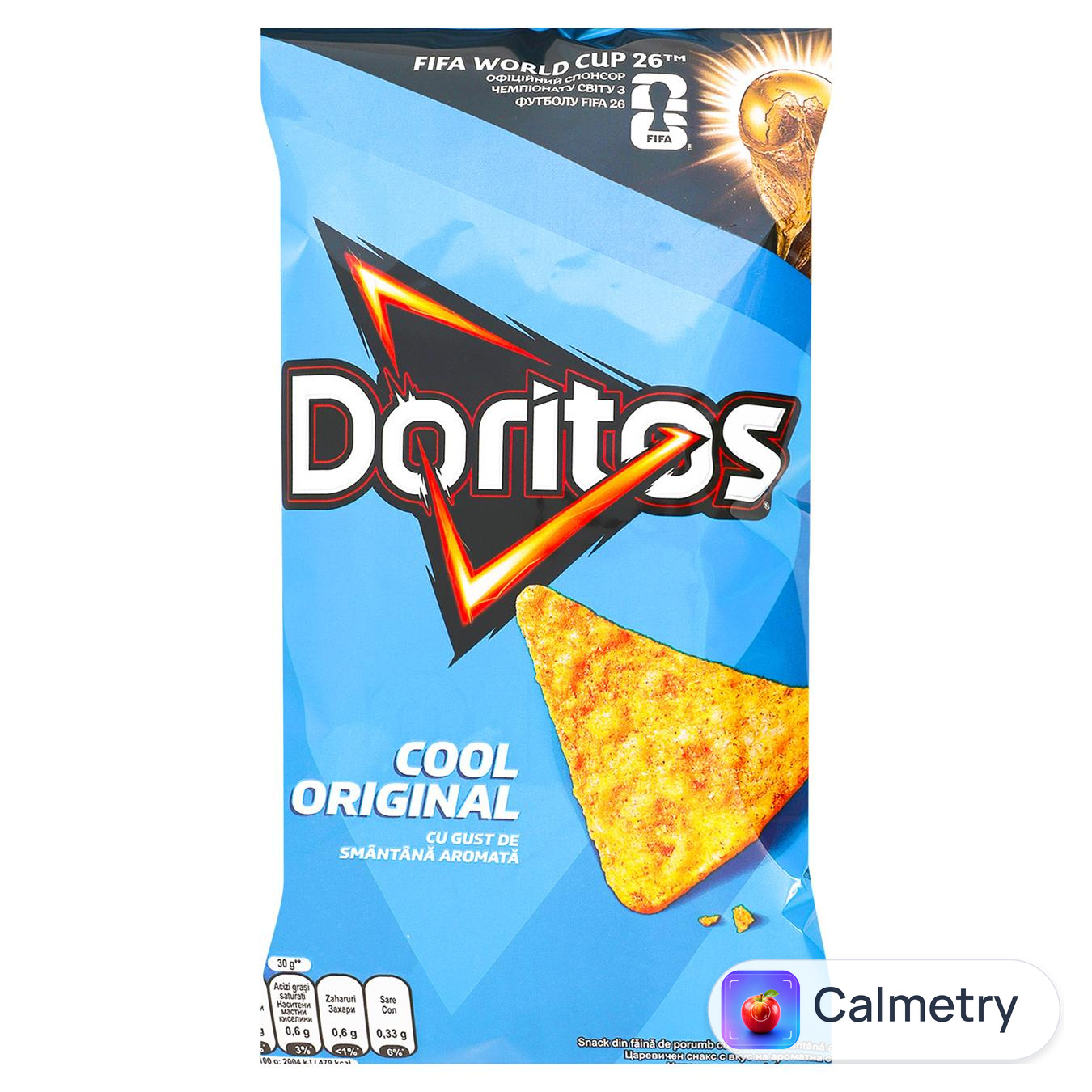 Чипси Doritos Cool Original кукурудзяні зі смаком сметани 90г — фото продукту
