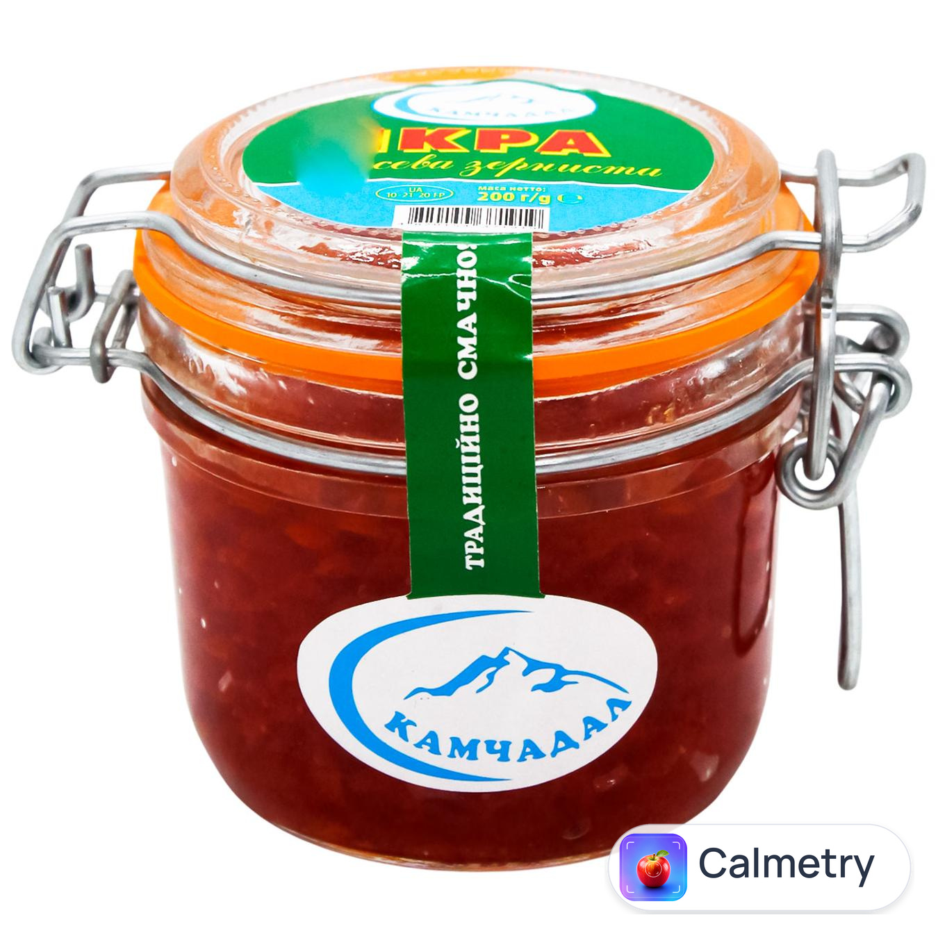 Ікра горбуші Камчадал зерниста 200г — фото продукту