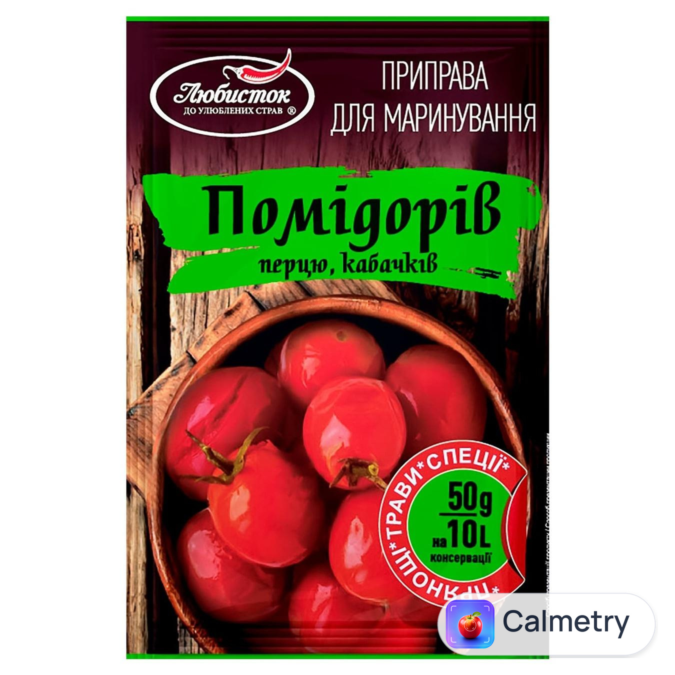Приправа Любисток для маринування овочів 50г