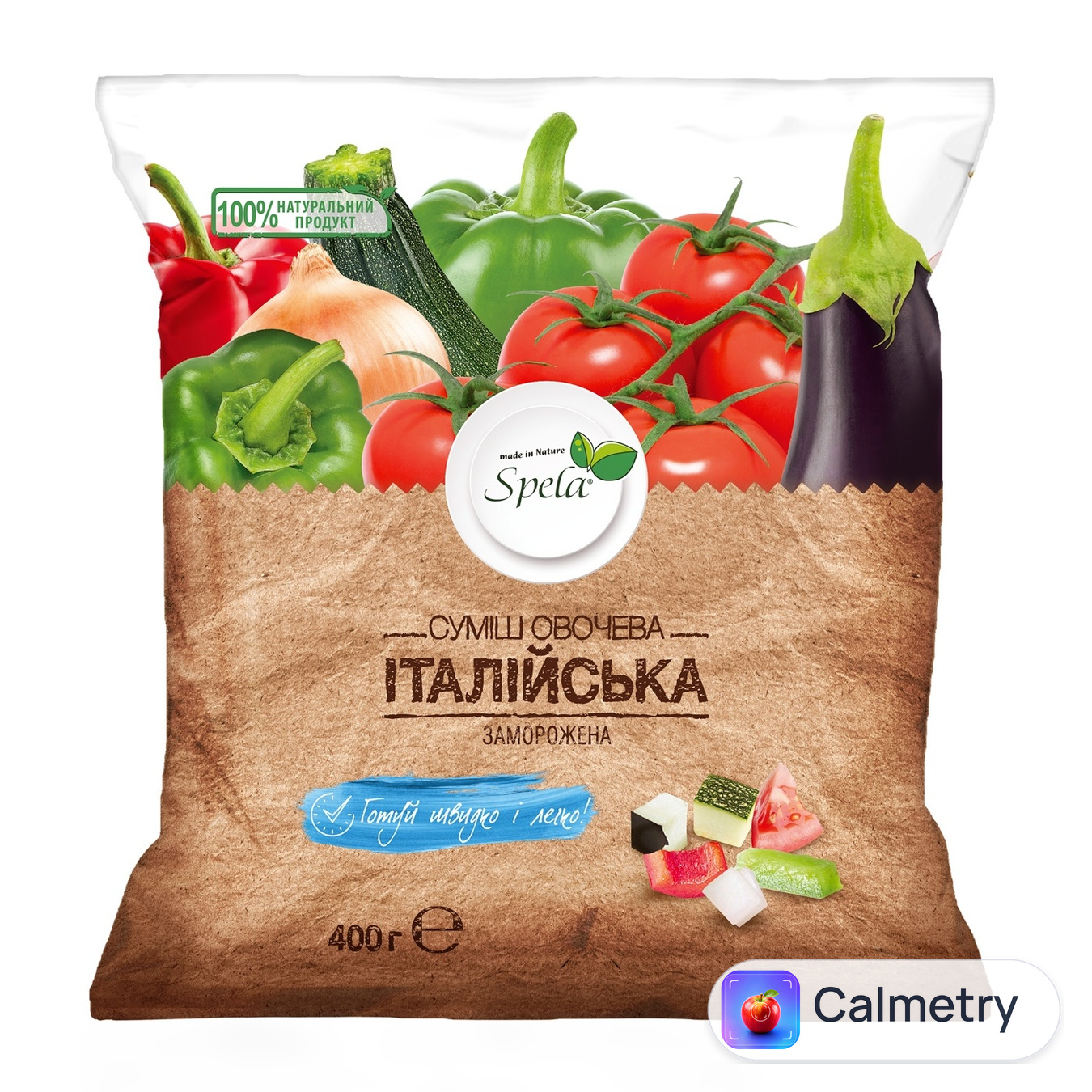 Суміш овочева Spela Італійська шокова заморозка 400г