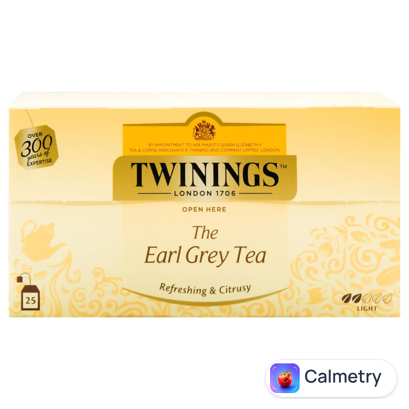 Чай чорний Twinings Earl Grey зі смаком бергамота 2г*25шт — фото продукту