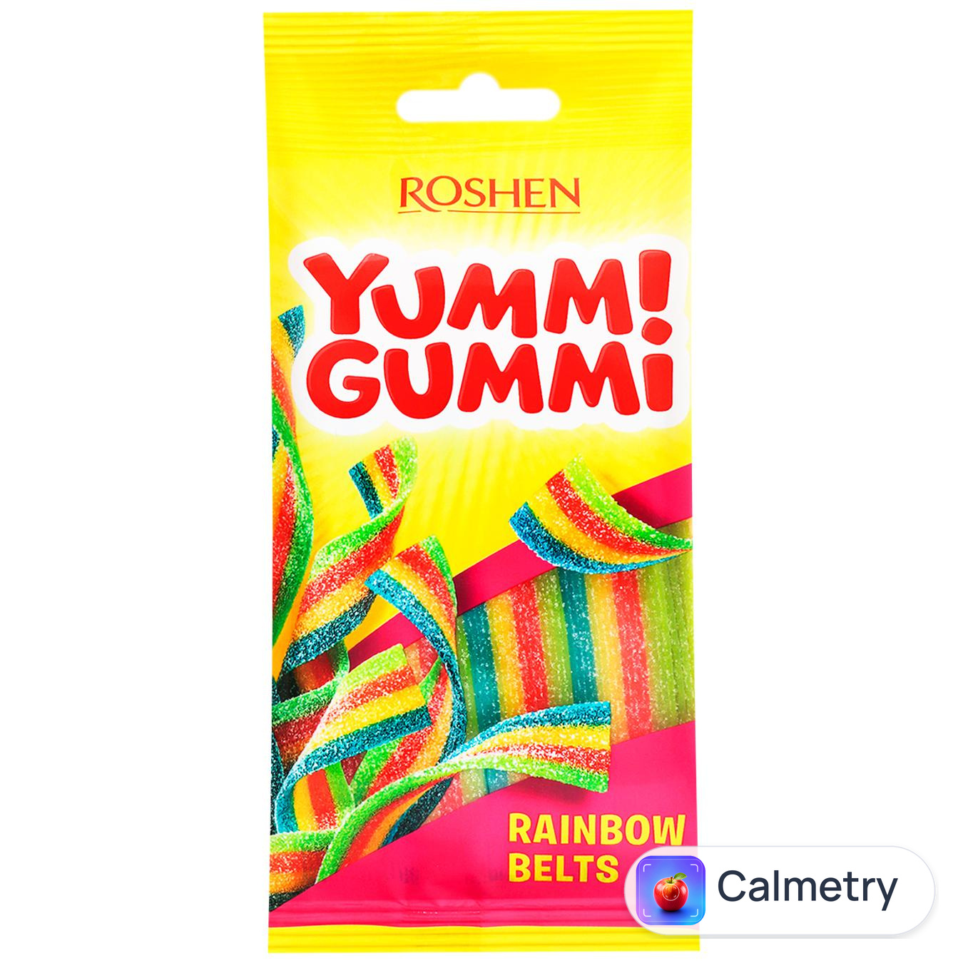Цукерки Roshen Yummi Gummi Sour Belts 78г