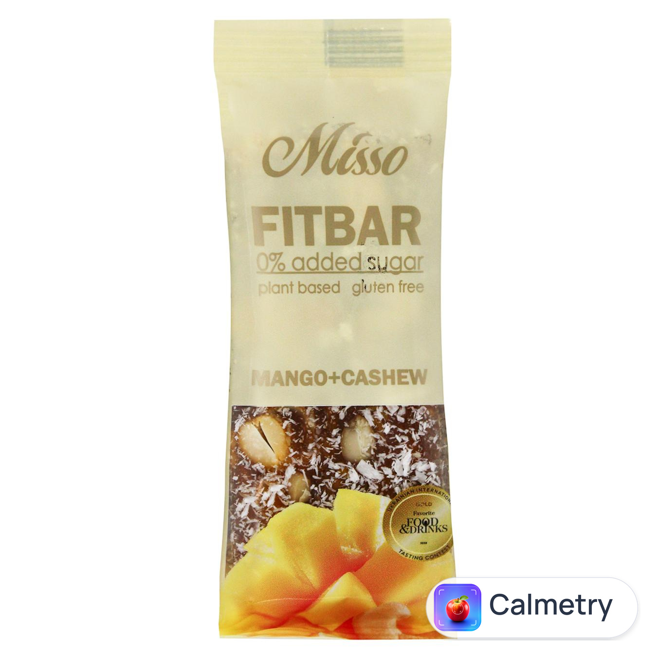 Батончик Misso Fitbar Манго-кеш'ю 30г — фото продукту