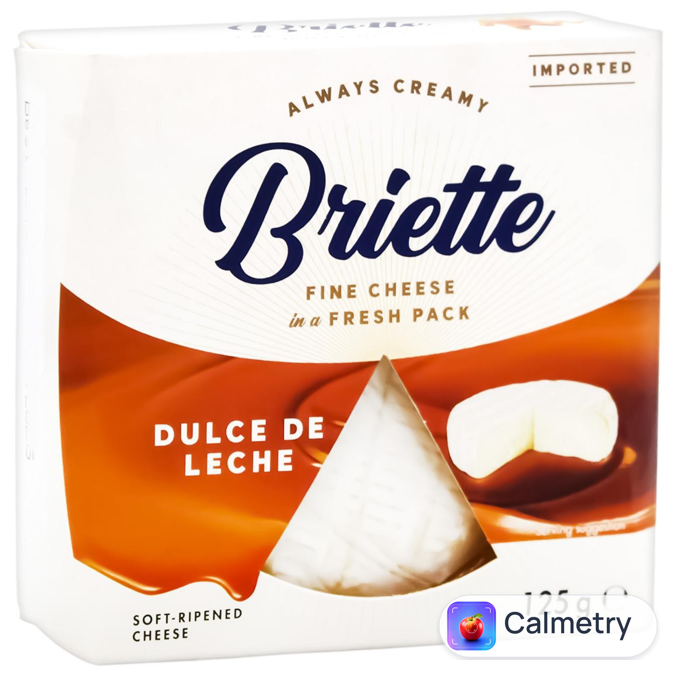 Сир Briette Dulce de Leche 125г — фото продукту