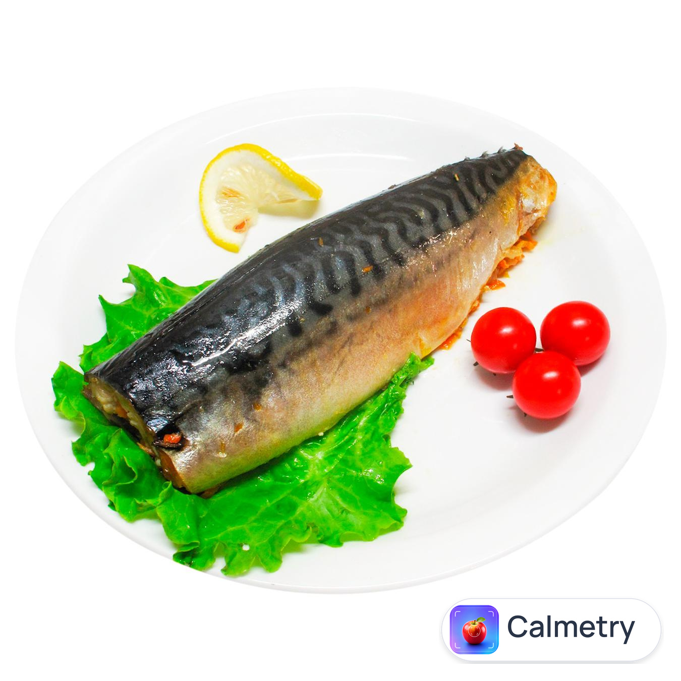 Скумбрія запечена з овочами