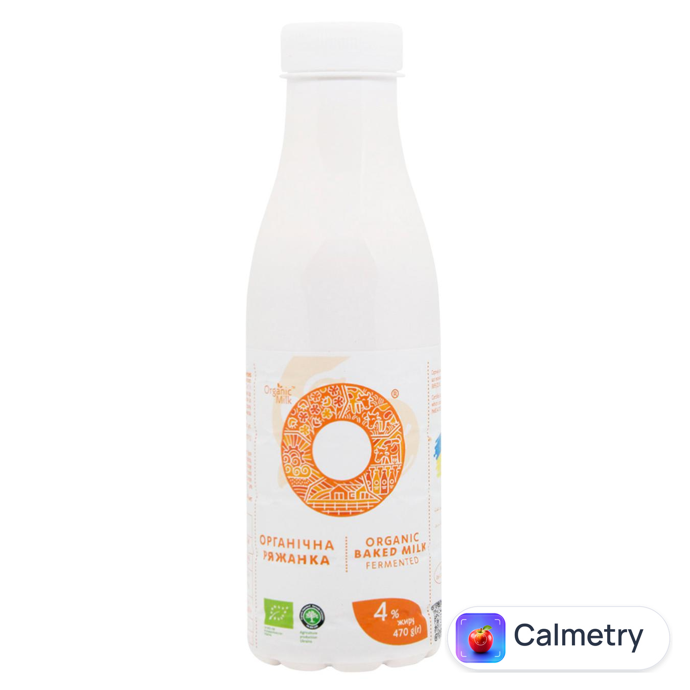 Ряжанка Organic Milk органічна 4% 470г