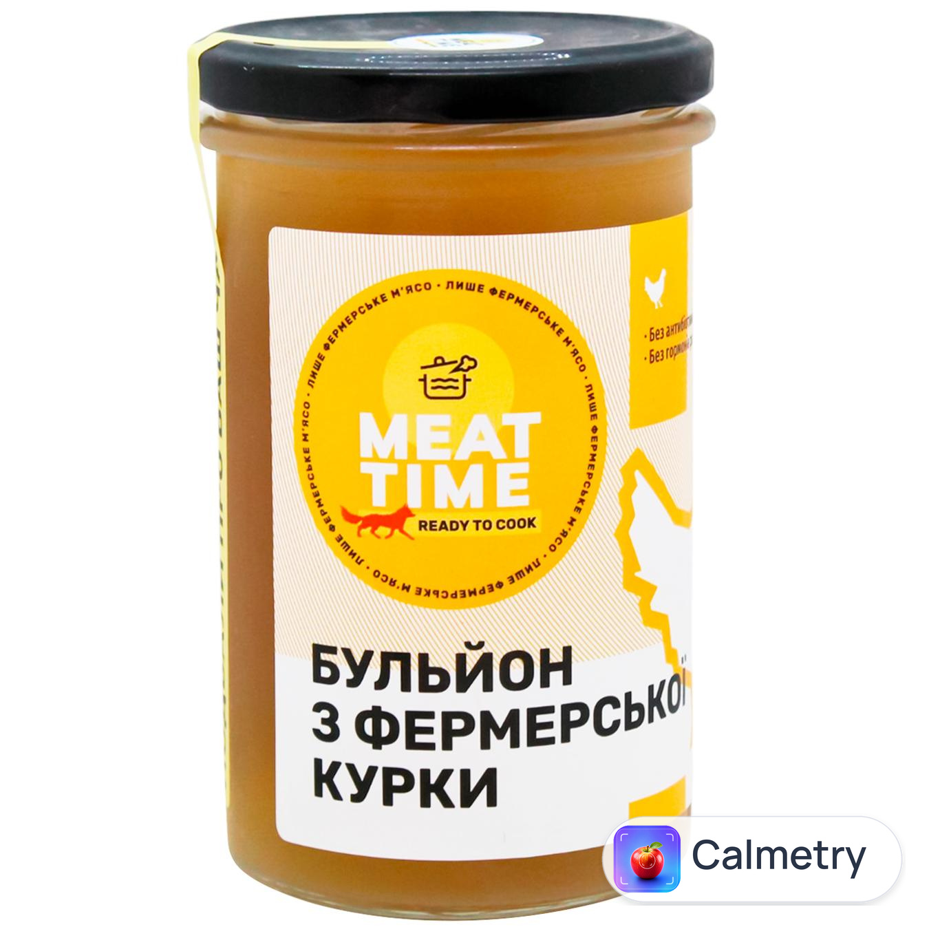 Бульйон Meat Time з фермерської курки 0,5л