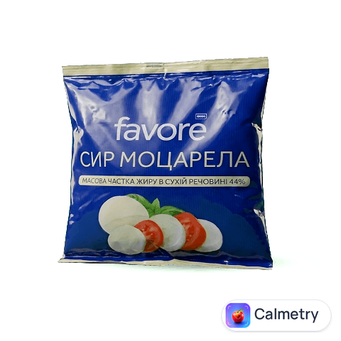 Сир Favore Моцарелла в розсолі 44%, 100г