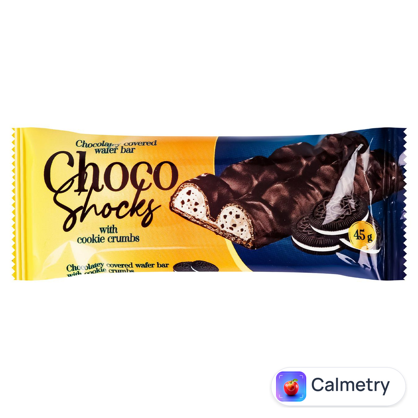Вафлі Choco Shocks крихти печива 45г