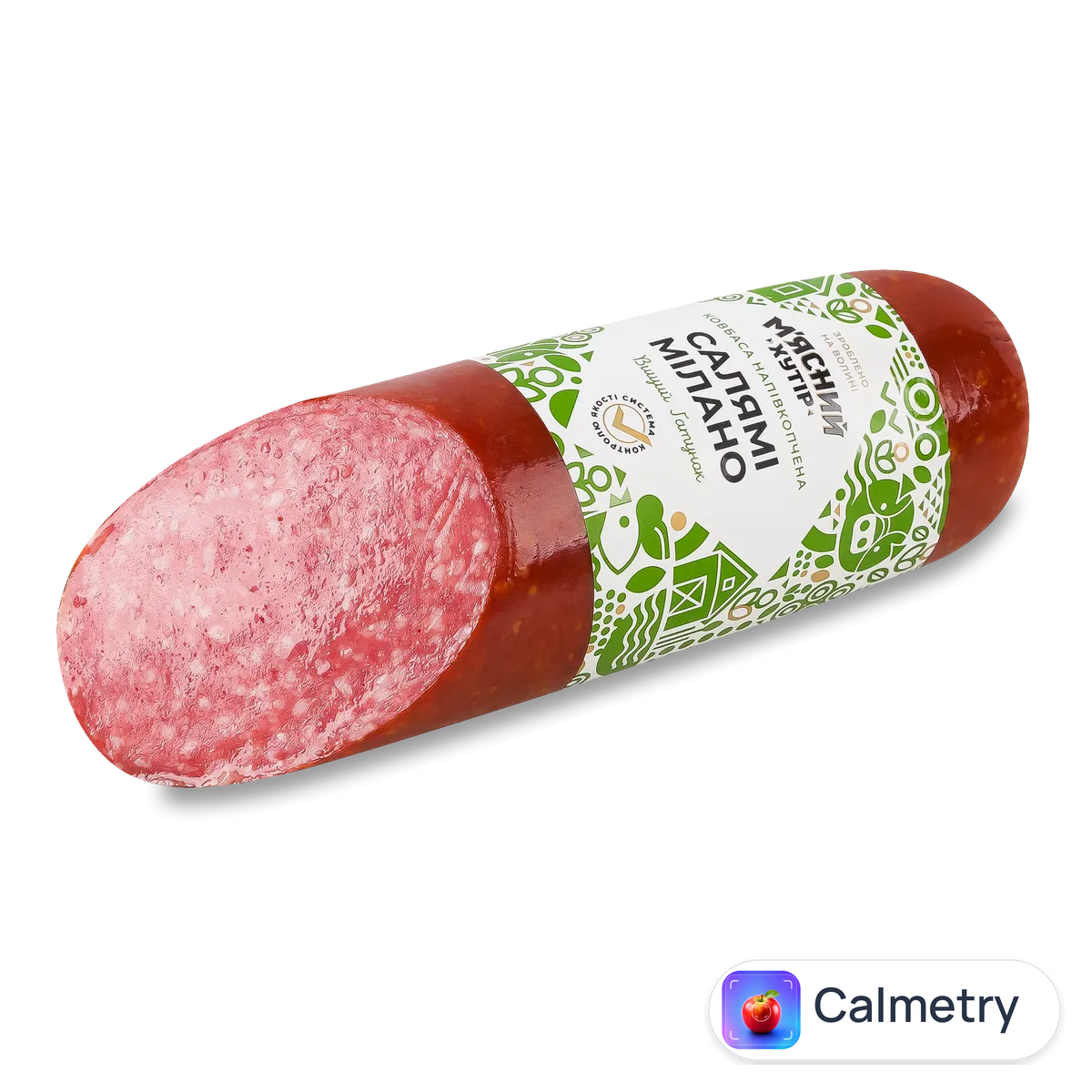 Ковбаса «М'ясний хутір» «Салямі Мілано» н/к 1-й ґатунок, малий батон