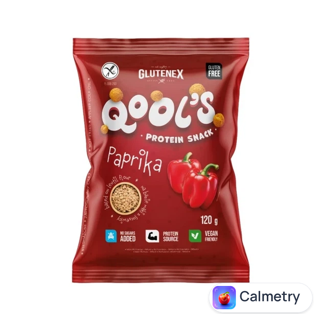 Снеки протеїнові без глютену зі смаком паприки Qool`s Glutenex 120 г