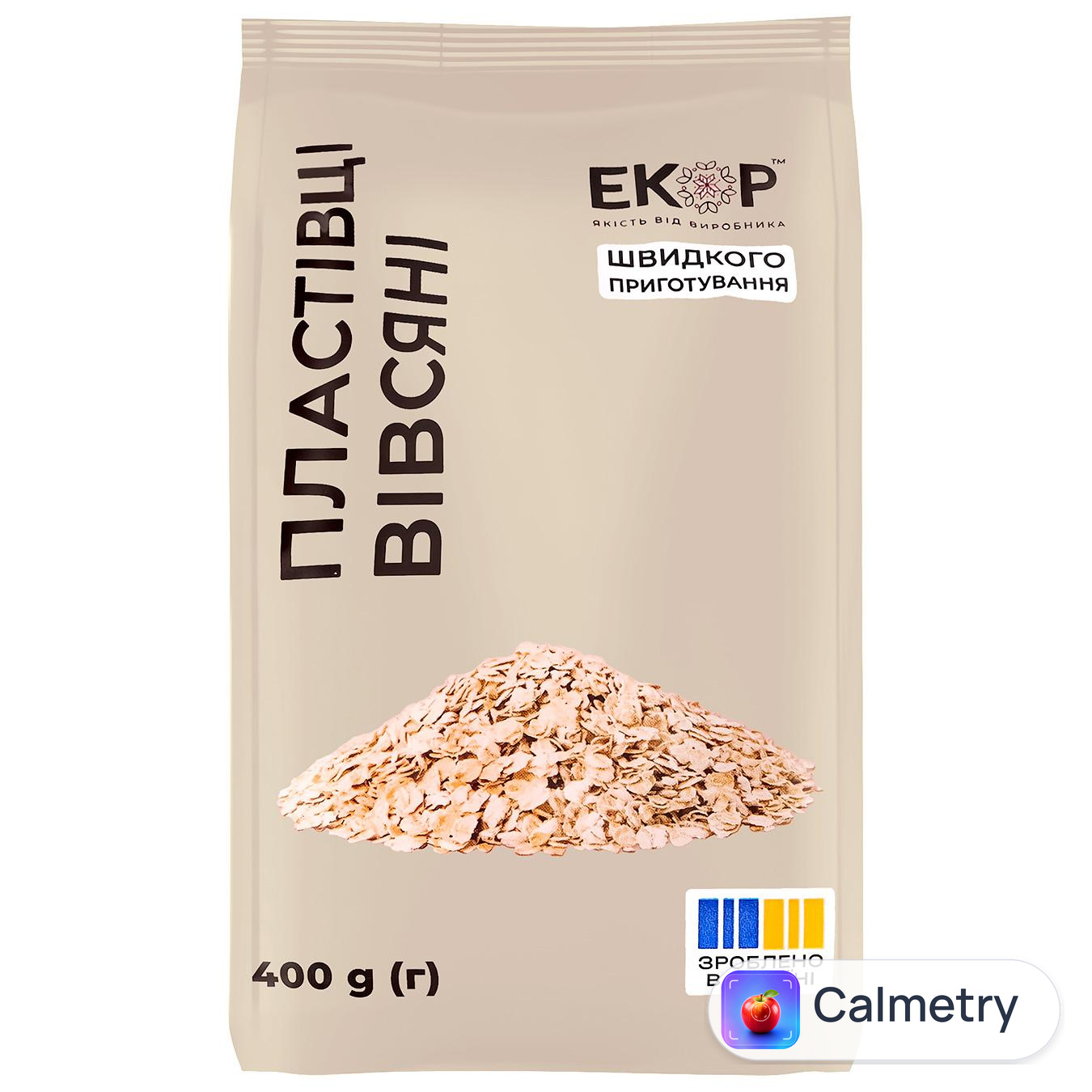 Пластівці вівсяні Екор 400г