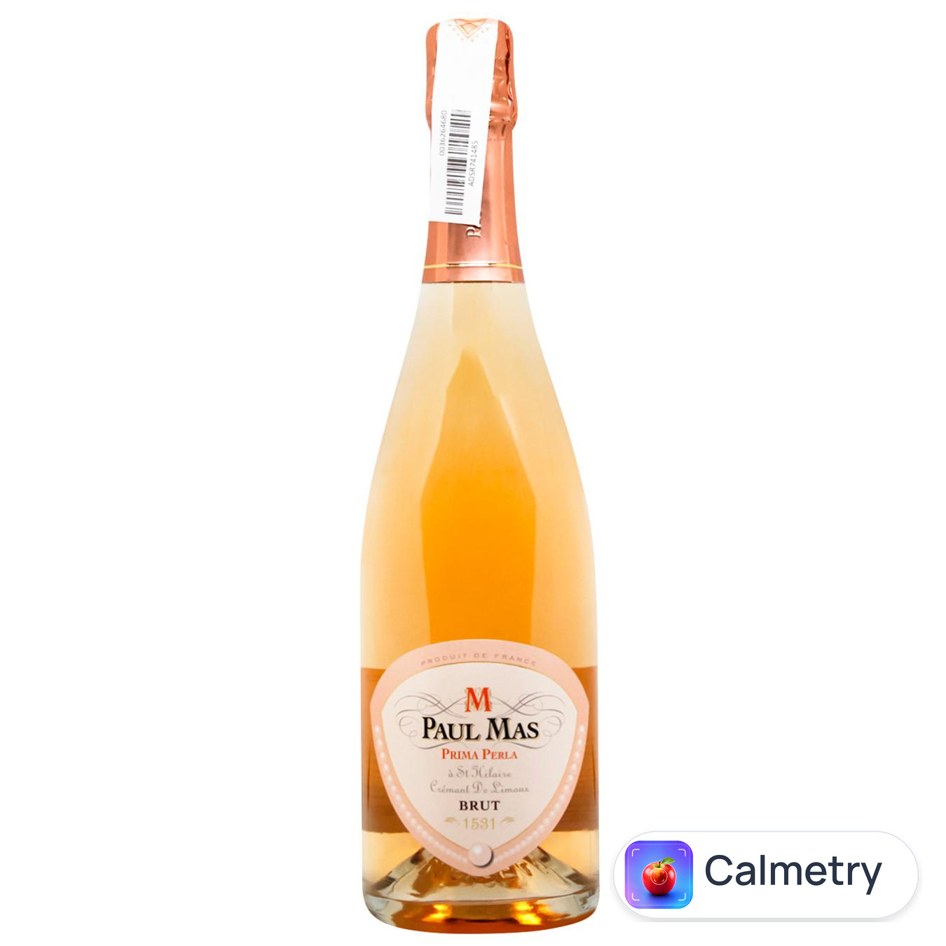 Вино ігристе Paul Mas Prima Perla Cremant Rose рожеве брют 12% 0,75л