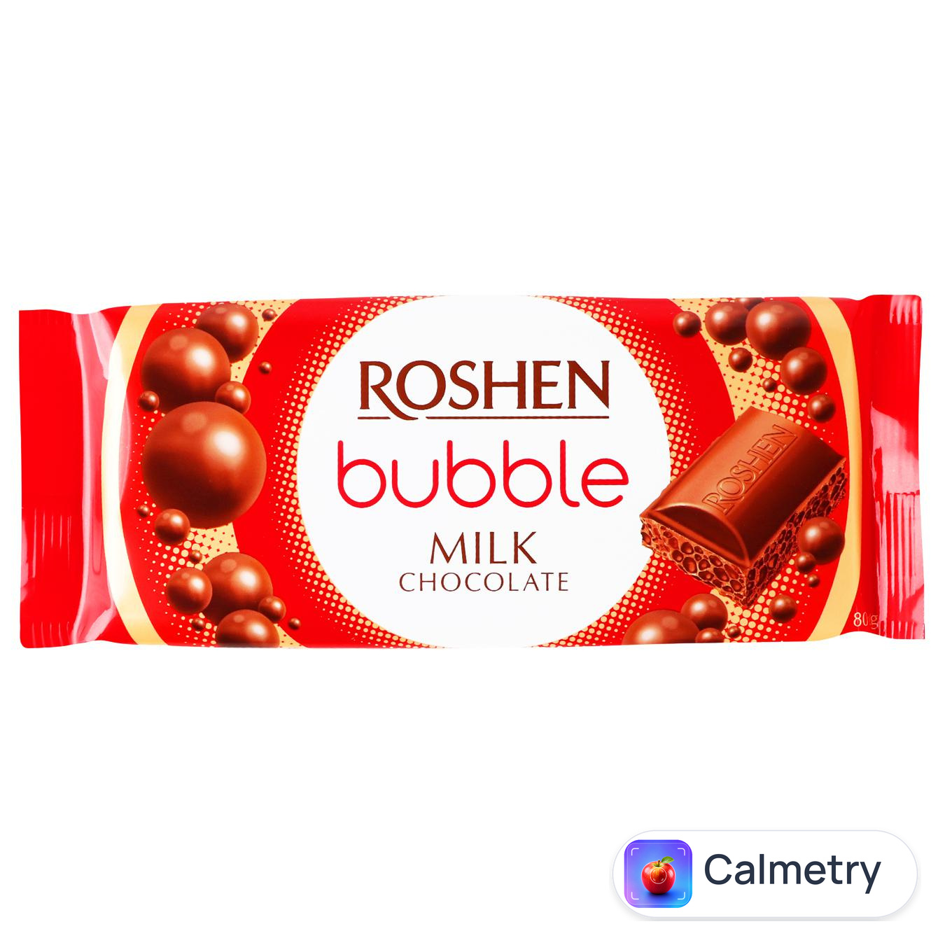 Шоколад молочний Roshen пористий 80г