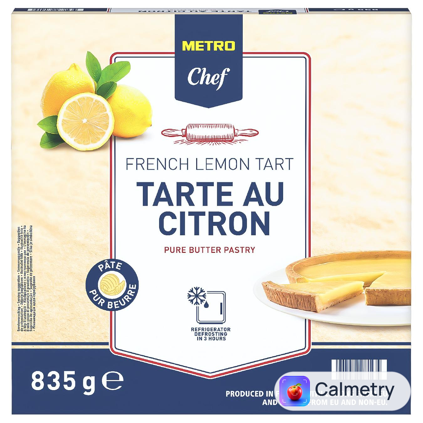 Тарт Metro Chef лимонний 835г — фото продукту