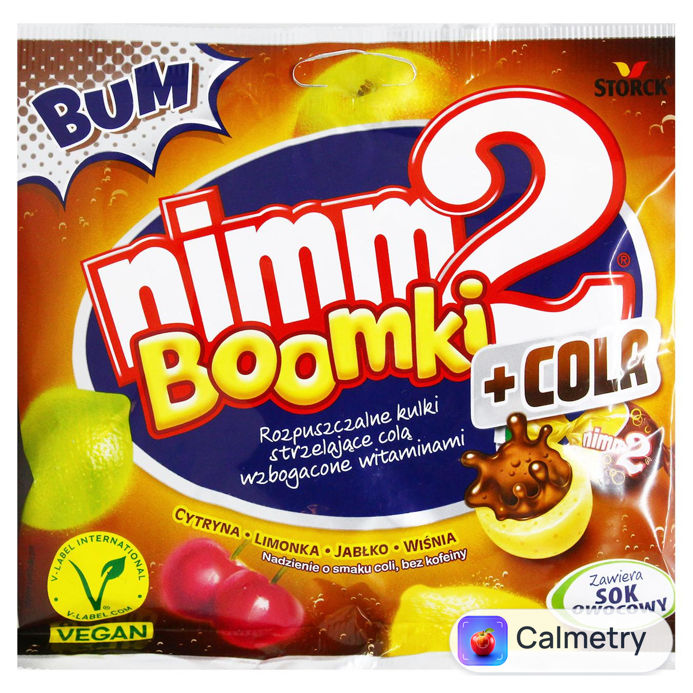 Цукерки Nimm2 Фруктові з начинкою зі смаком коли 90г