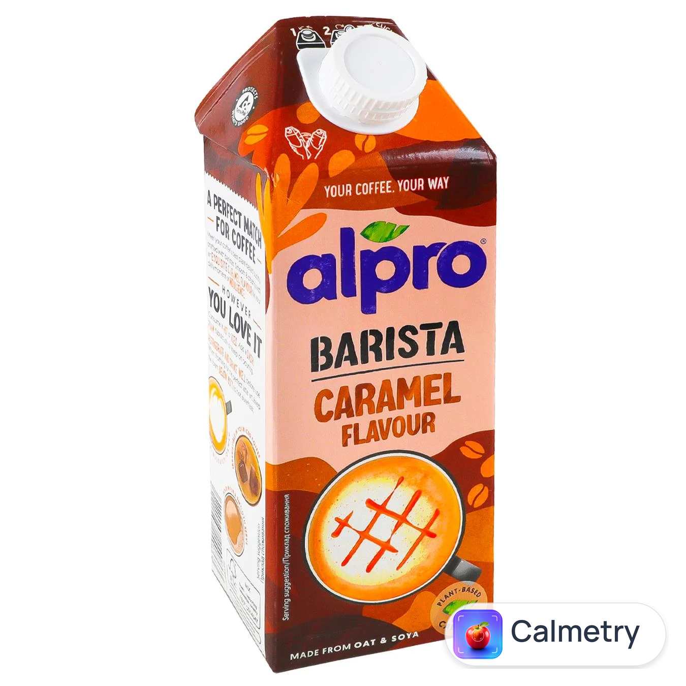 Напій Alpro Barista вівсяно-соєвий зі смаком карамелі 750мл — фото продукту