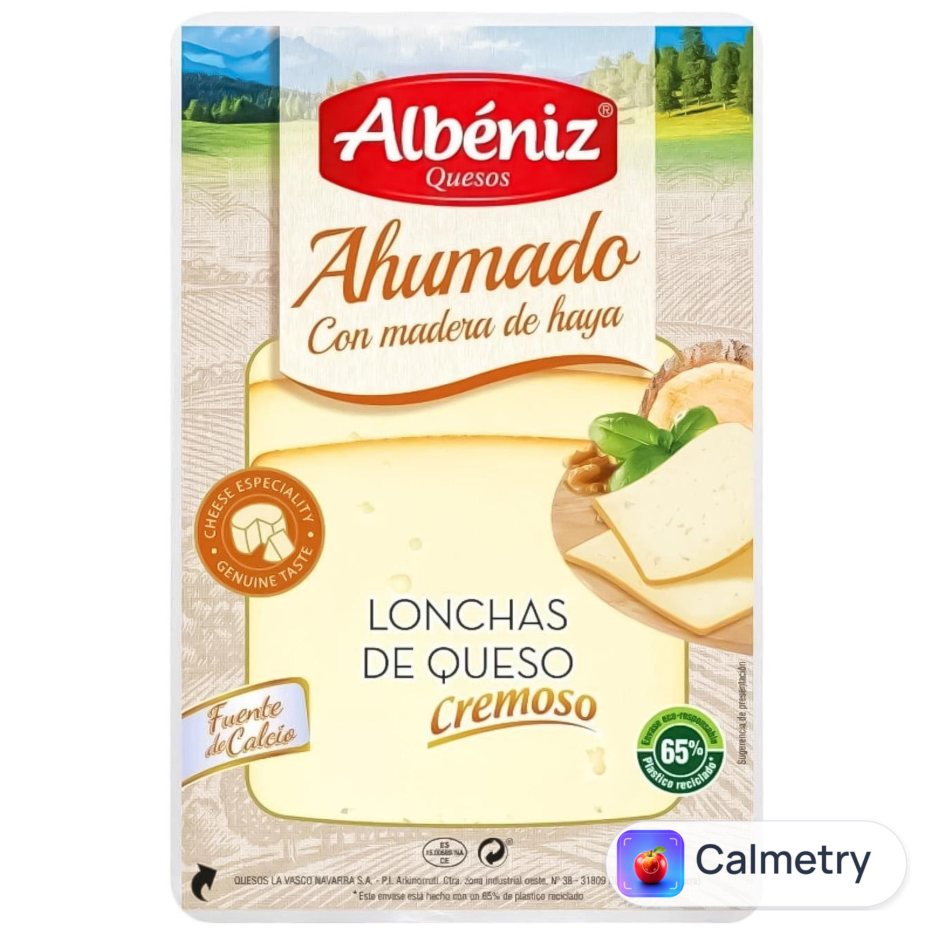 Сир Albeniz Ahumado копчений нарізка 45% 60г