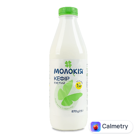 Кефір «Молокія» густий 1%, пляшка, 870г