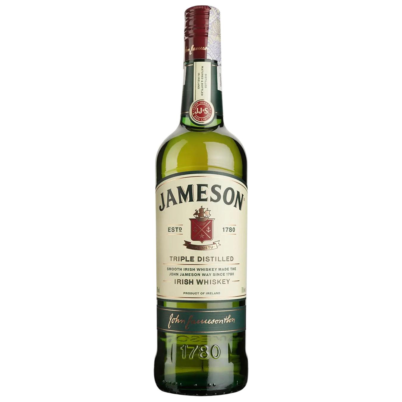 Віскі Jameson 40% 0,7л — фото продукту