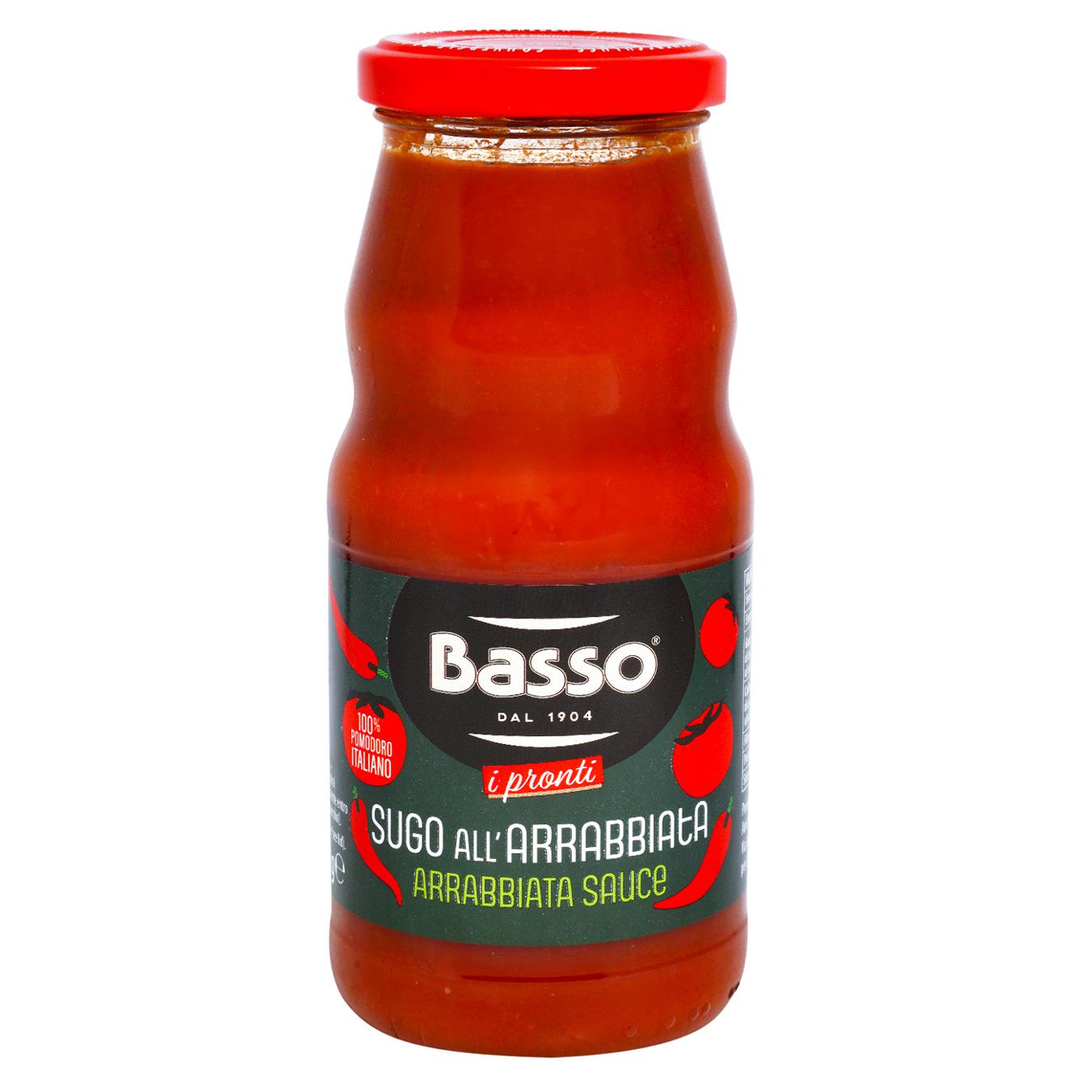Соус Basso Арраббіата 360г — фото продукту