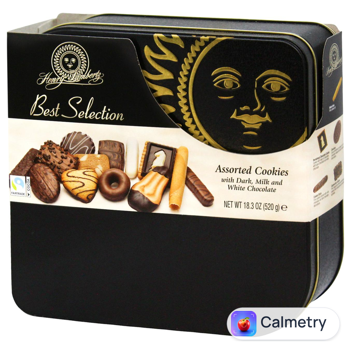 Печиво Henry Lambertz Best Selection з чорним, молочним та білим шоколадом 500г — фото продукту