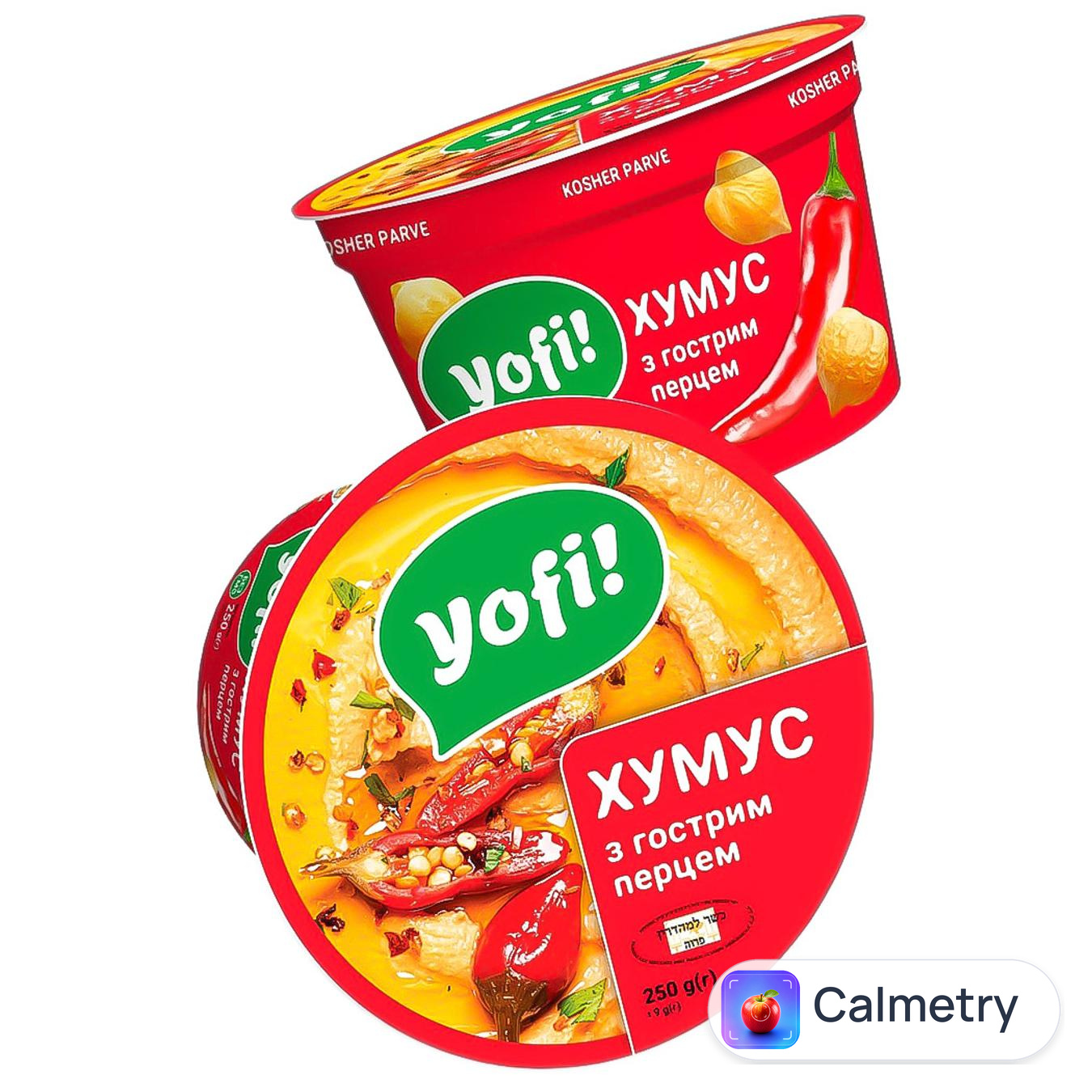 Хумус Yofi! з гострим перцем 250г — фото продукту