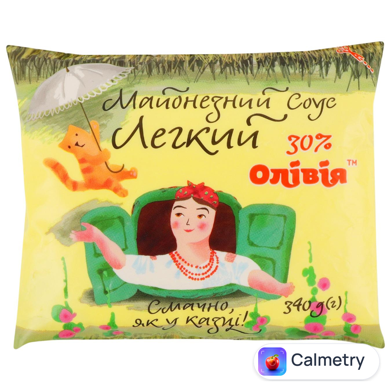 Соус «Олівія» «Легкий» майонезний 30% 340г