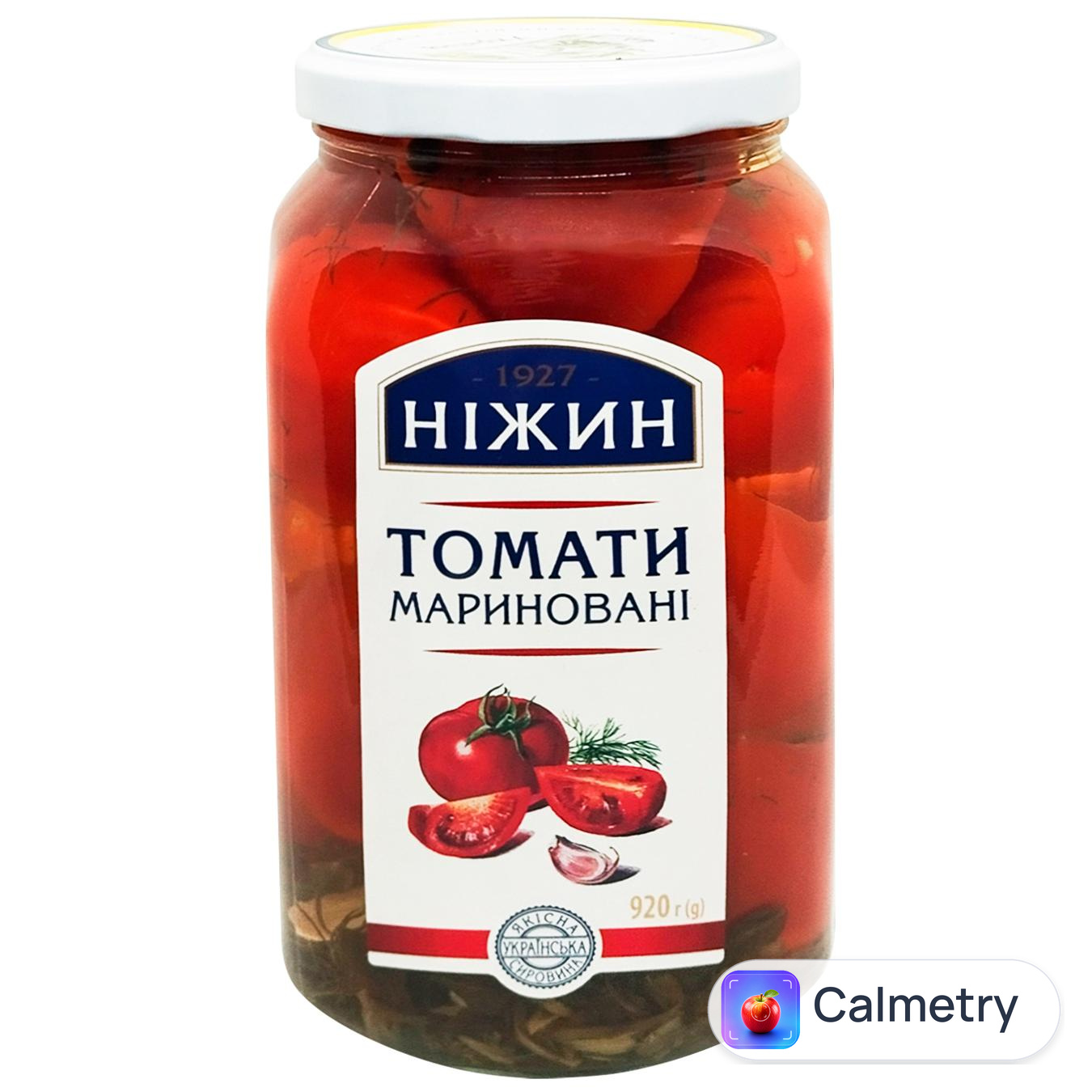 Томати Ніжин мариновані 920г — фото продукту