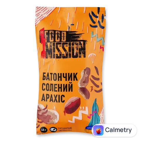 Батончик !Fest Food Mission Солений Арахіс