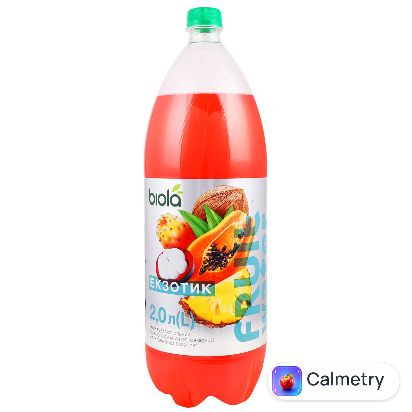 Напій газований Biola Fruit Water Екзотик 2л