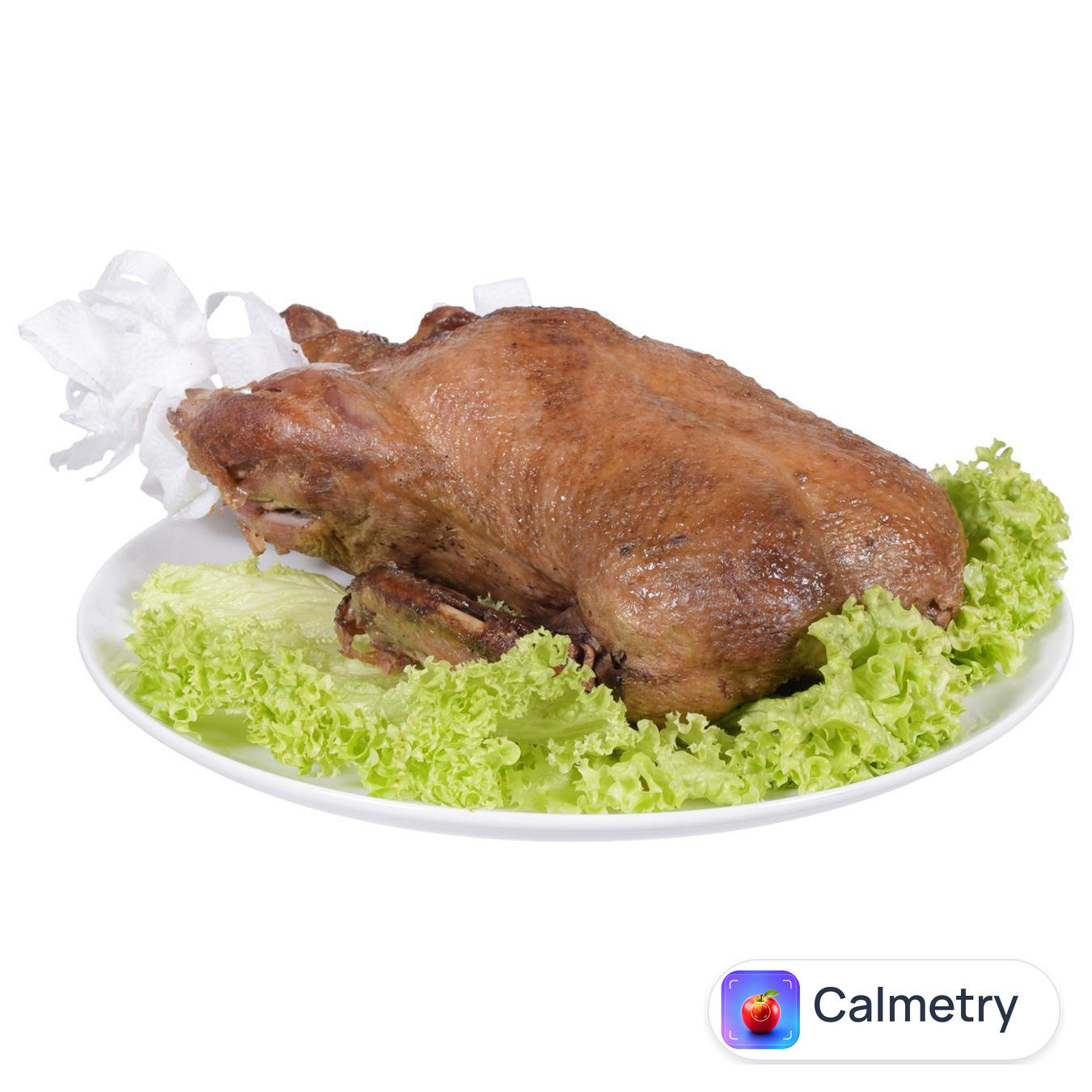 Качка фарширована яблуками