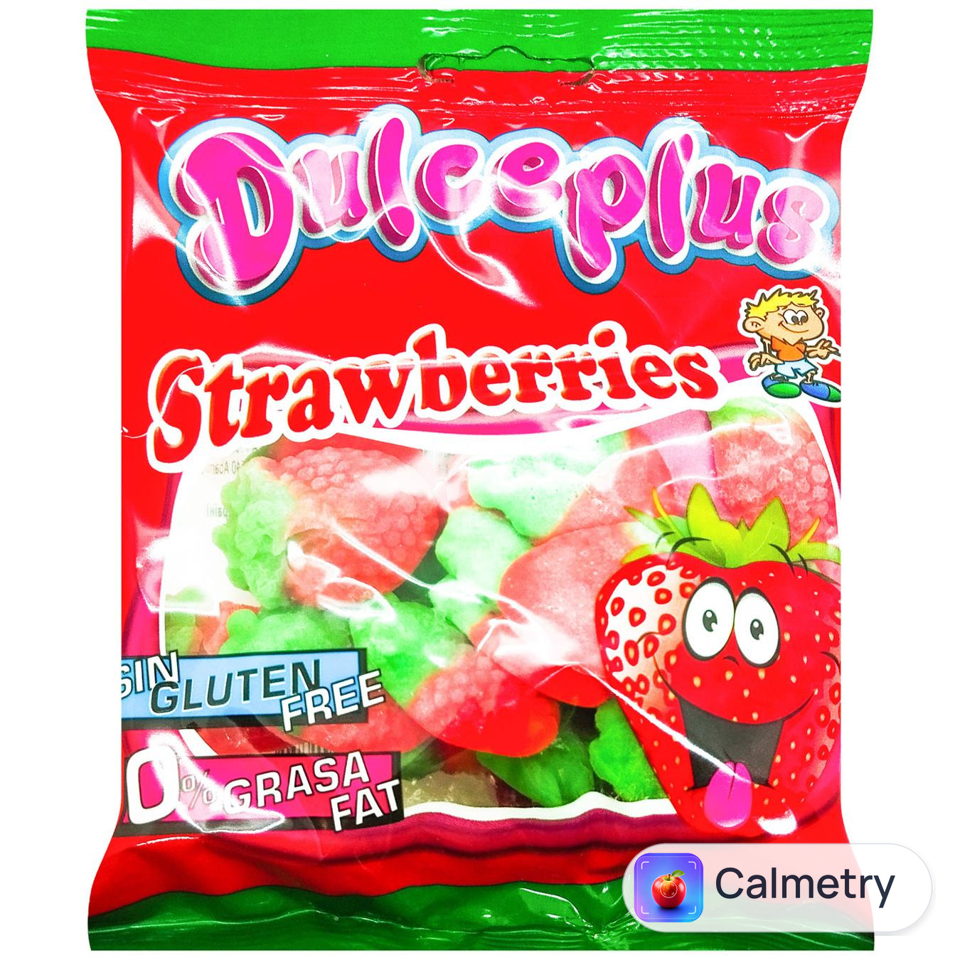 Цукерки жувальні Dulceplus Полуниця 100г