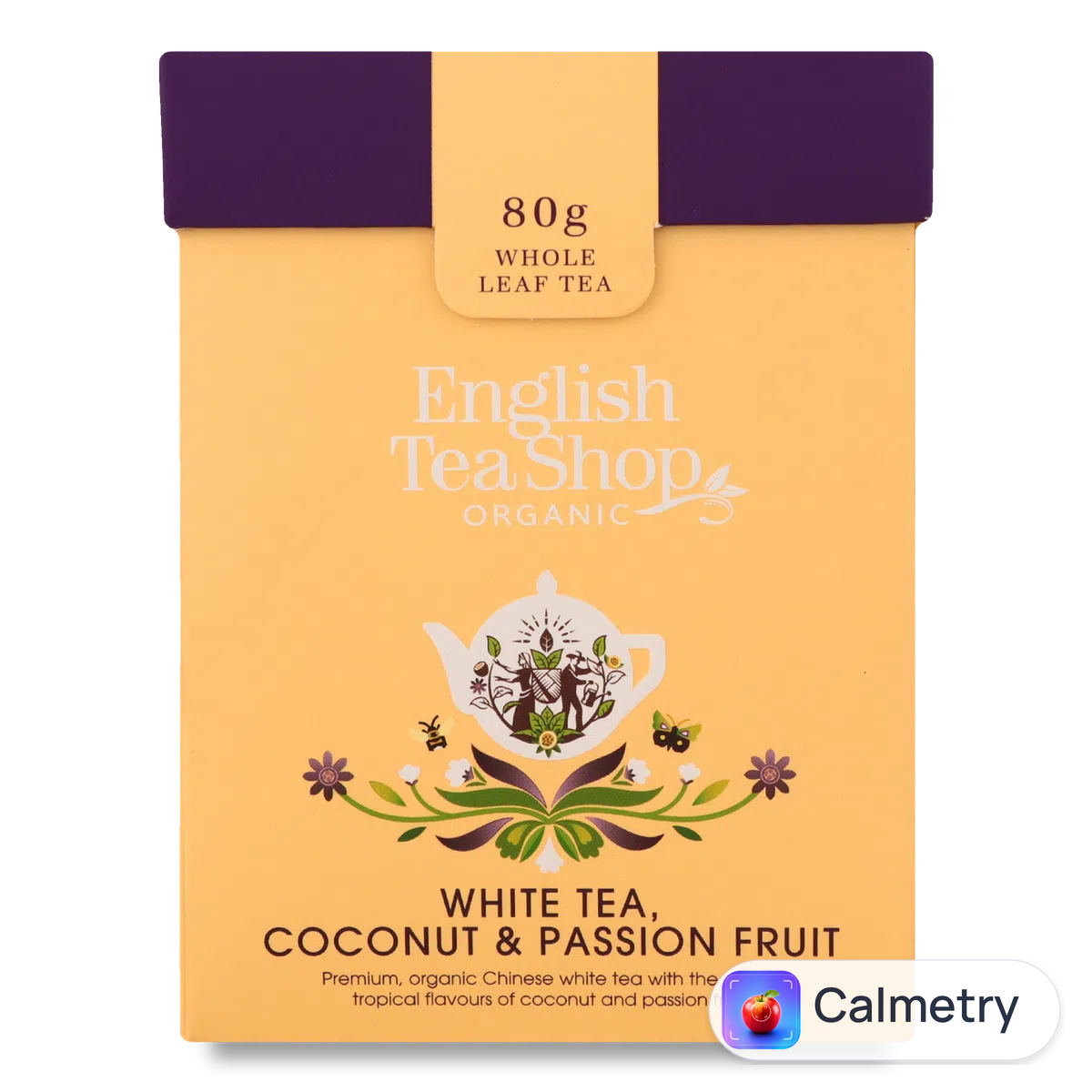 Чай білий English Tea Shop кокос-маракуйя органічний 80г