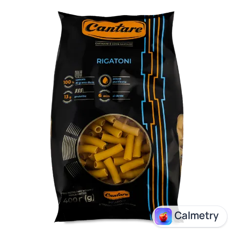 Вироби макаронні Cantare Rigatoni