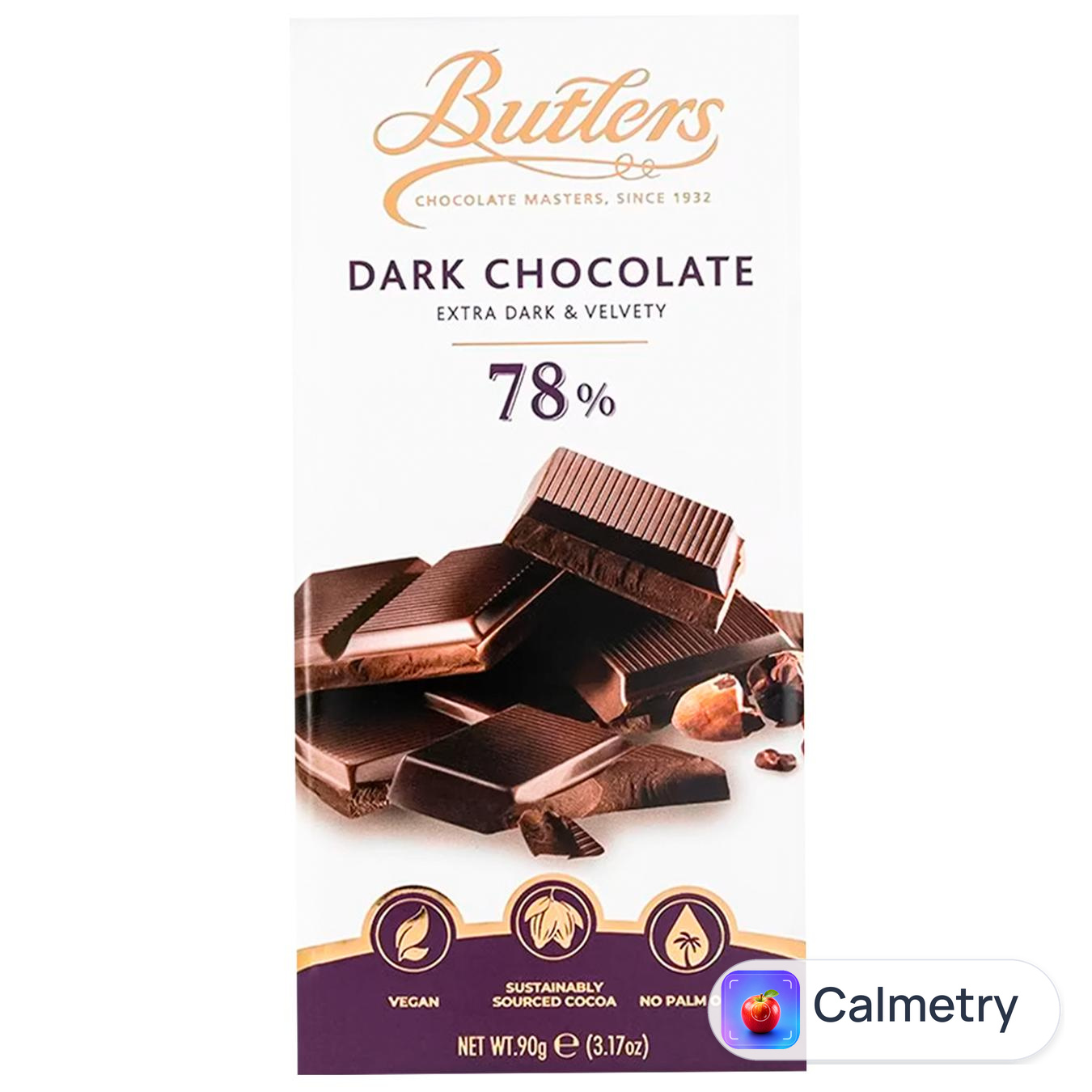 Шоколад чорний Butlers 78% 90г