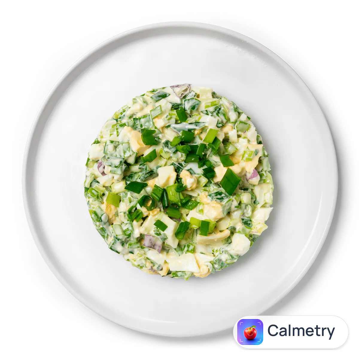 Салат з яйцями та цибулею